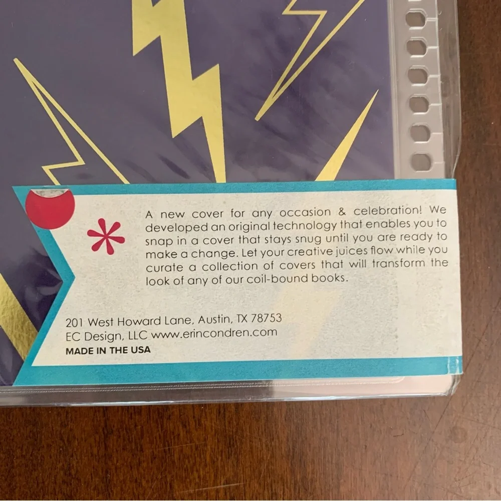 Erin Condren Interchangeable Front & Back Cover 8.5